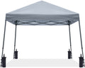 ABCCANOPY Stable Pop up Outdoor Canopy Tent 10 x 10 ft Base / 8 x 8 ft Top, Gray