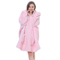 Kipswiza Oversized Wearable Blanket Sherpa Fleece Thick Warm Hoodie Blanket Giant Hooded Sweatshirt Hoodie Blanket For Women Wif