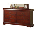 Acme Louis Philippe III Dresser in Cherry Finish 19525