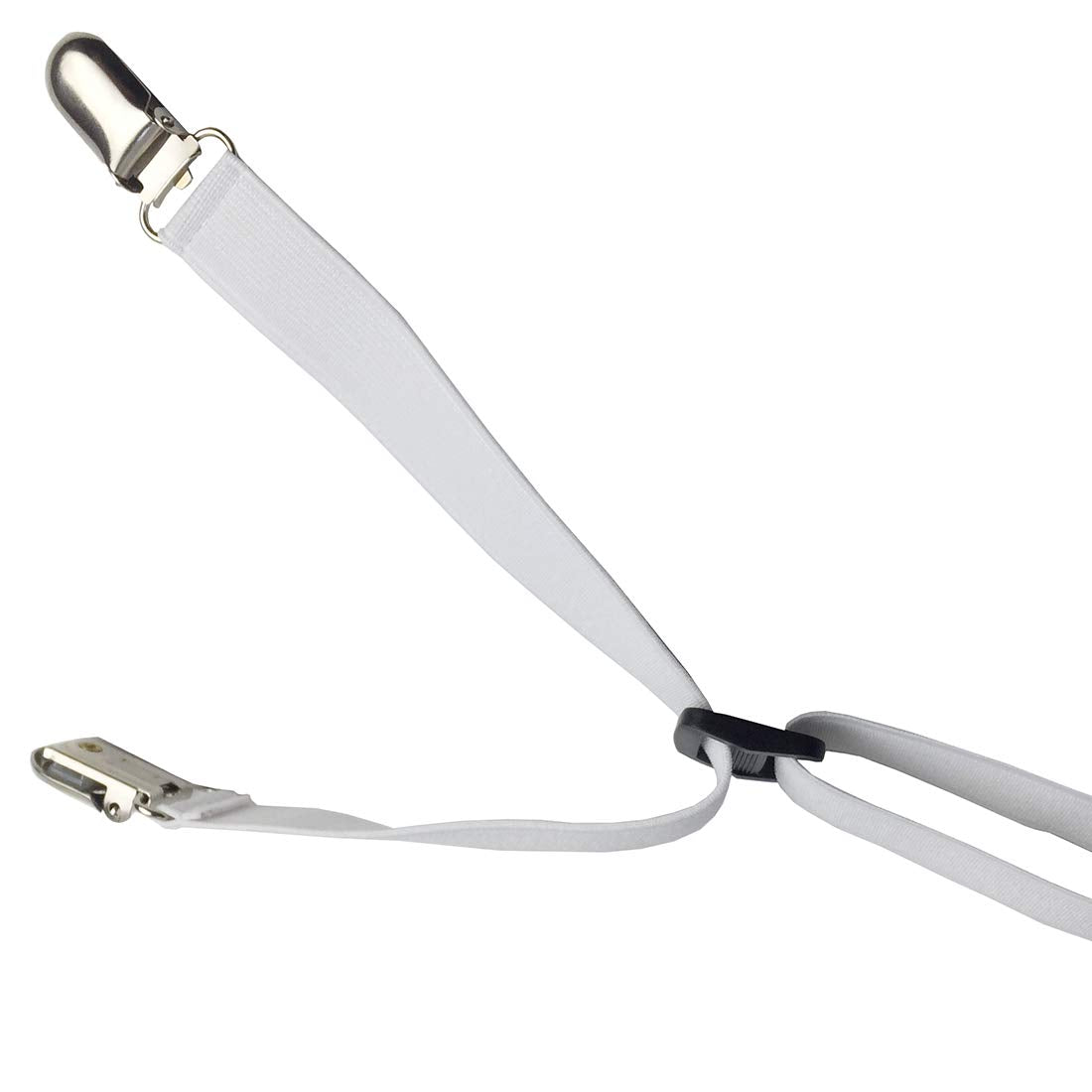 Eopocdor Bed Sheet Straps Adjustable,Metal Fasteners,6 Sides For Full,Queen,King Twin,Any Size Bed (Black)