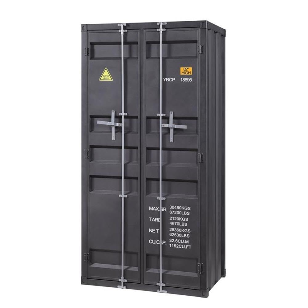 Acme Cargo Wardrobe (Double Door) in Gunmetal
