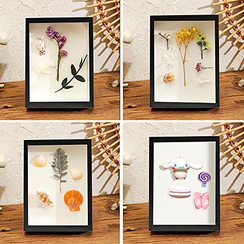 Sunmeg 8X10 Shadow Box Frame Display Case, Wood With Plexiglass, Display Case Box For Memorabilia, Medal, Crafts,Tickets And Pho