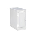 Powell Furniture Barron Accent Table, White, Small