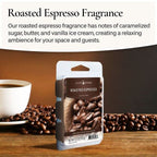 Candle Warmers Etc Classic Wax Melts 2.5Oz, Roasted Espresso Fragrance (4-Pack) - Each Pack Has X4 2.5 Oz Wax Melts And 30 Hours