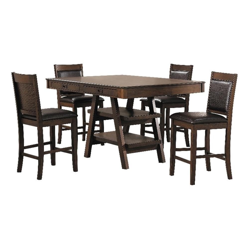 Coaster Home Furnishings 5 PC Counter Height Dining Set