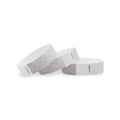 Wristco Metallic Silver Tyvek Wristbands For Events - 1,000 Count - Comfortable Tear Resistant Paper Bracelets Id Wrist Bands Fo