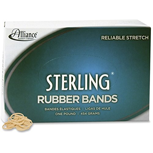 Sterling Ergonomically Correct Rubber Bands, #8, 7/8 X 1/16, 7100 Bands/1Lb Box