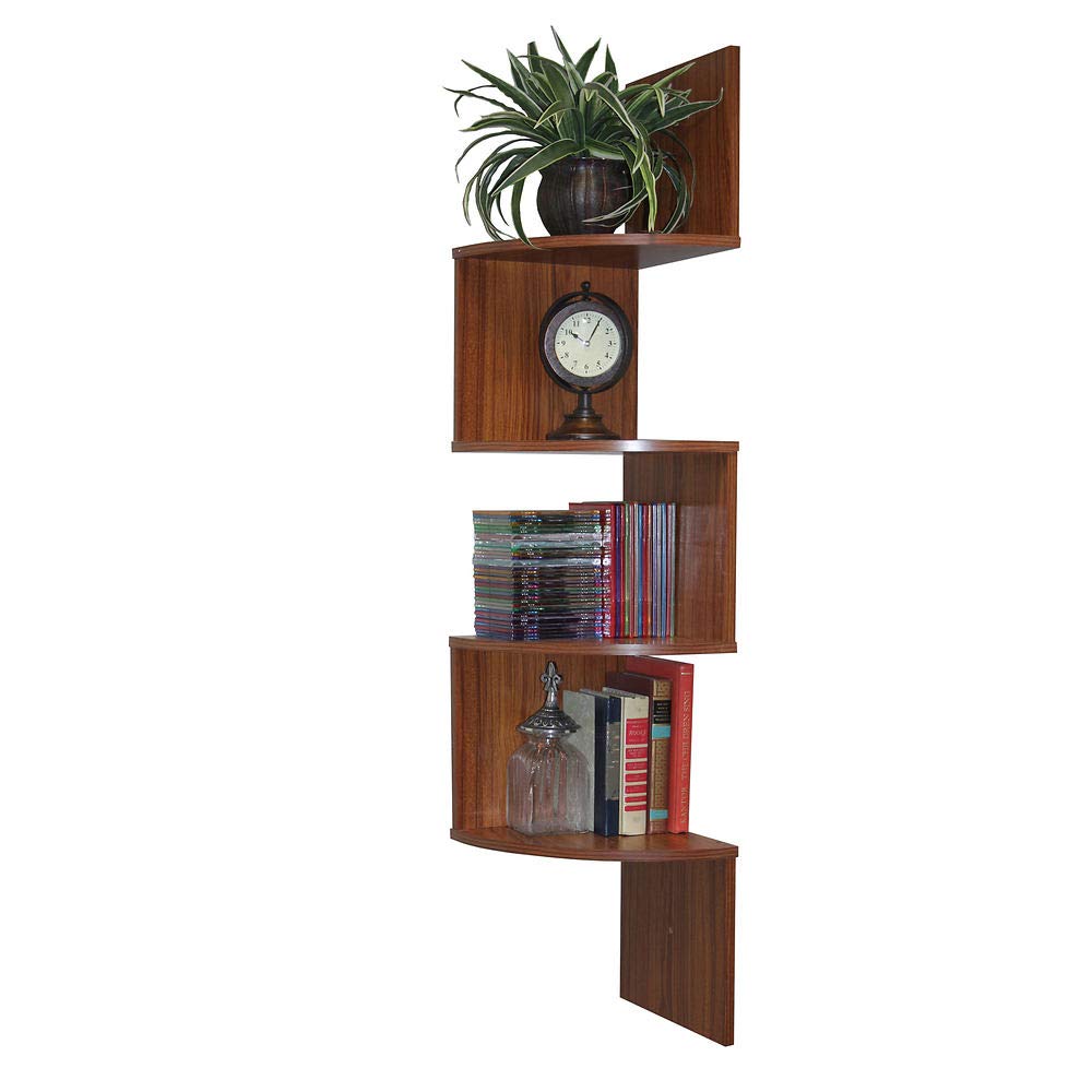 4D Concepts Shelves, Corner Shelf, Fruitwood