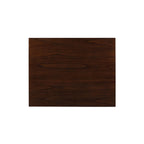 LILOLA LIVING Graham White Finish Small Space Counter Height Dining Table with USB Charging Ports and Shelves