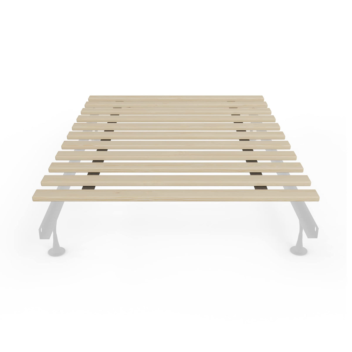 Continental Mattress, 1-Inch Extra Heavy Duty Horizontal Wooden Bunkie Board/Bed Slats, Enhance Mattress Support, Twin Xl, Beige