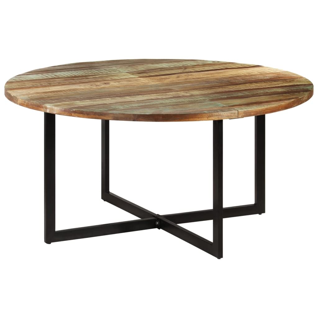 vidaXL Dining Table 59.1&quot;x29.5&quot; Solid Wood Reclaimed