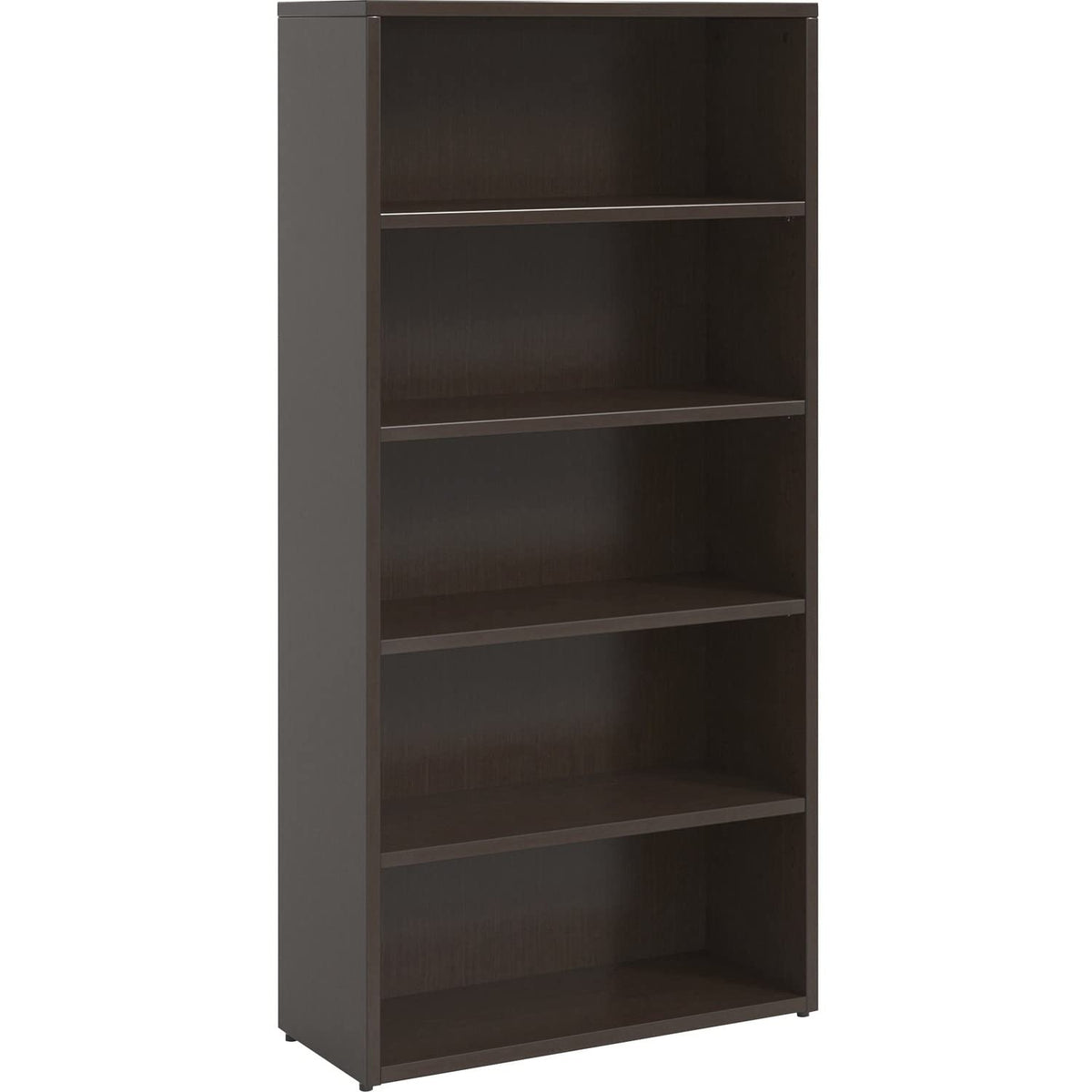 Lorell LLRPBK3469ES Prominence Espresso Laminate Bookcase