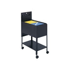 Safco Extra-Deep Locking Mobile Tub File, 13-1/2W X 24-3/4D X 28-1/4H, Black (Case Of 2)