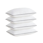 Acanva Cooling Bed Pillows For Sleeping, Luxury Hotel Quality 3D Microfiber Filling With Breathable Cover For Side Back And Stom