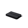 Uniqooo 3' Black Acrylic Stand | 20 Pack 3Mm Slot Wedding Sign Holders, Perfect For Wedding, Table Number, Exhibition, Office,
