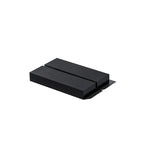 Uniqooo 3' Black Acrylic Stand | 20 Pack 3Mm Slot Wedding Sign Holders, Perfect For Wedding, Table Number, Exhibition, Office,
