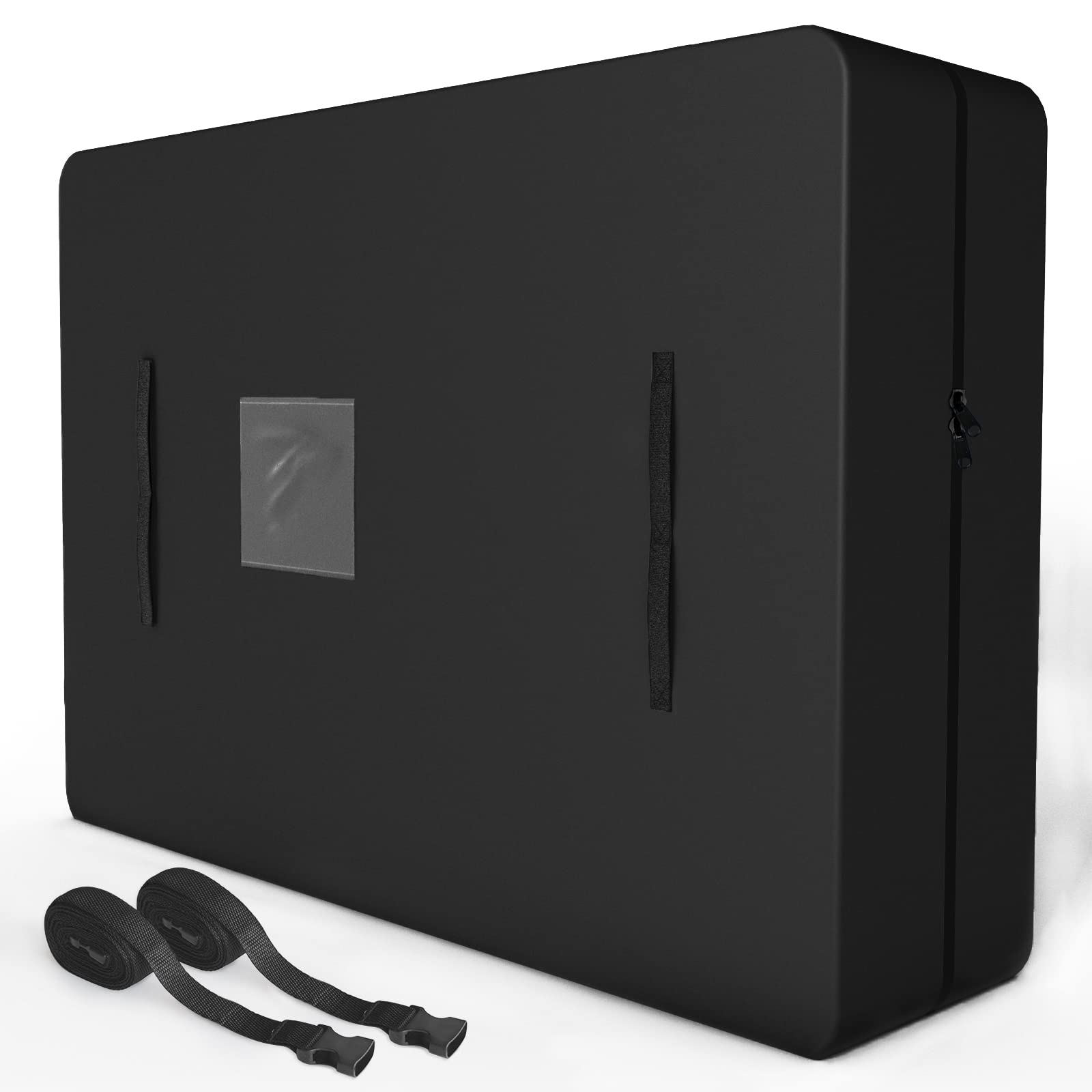 Mattress Bag For Moving Mattress Storage Bag Twin, Waterproof Mattress Cover With Heavy Duty Handles,2 Adjustable Straps And Str