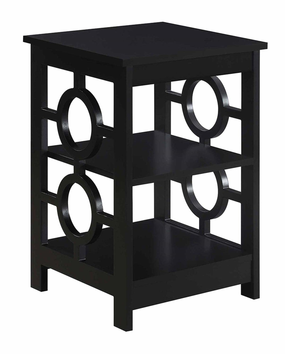 Convenience Concepts Ring End Table, Black