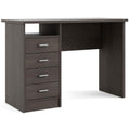 Warner Desk with 4 Drawers, Light Woodgrain