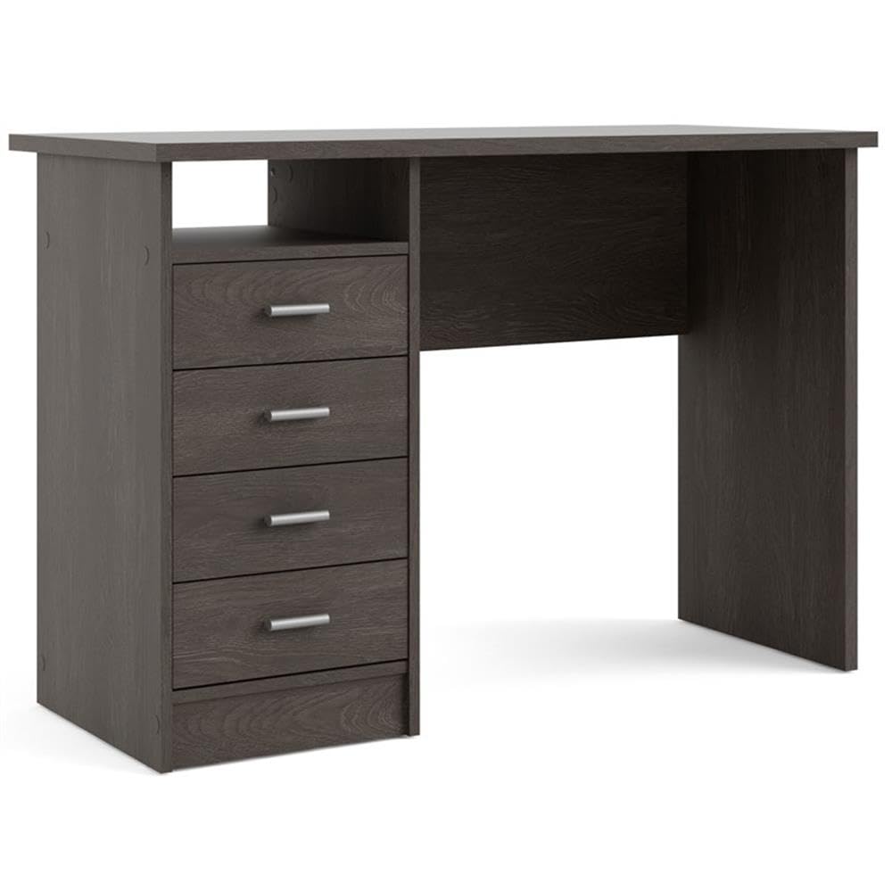 Warner Desk with 4 Drawers, Light Woodgrain