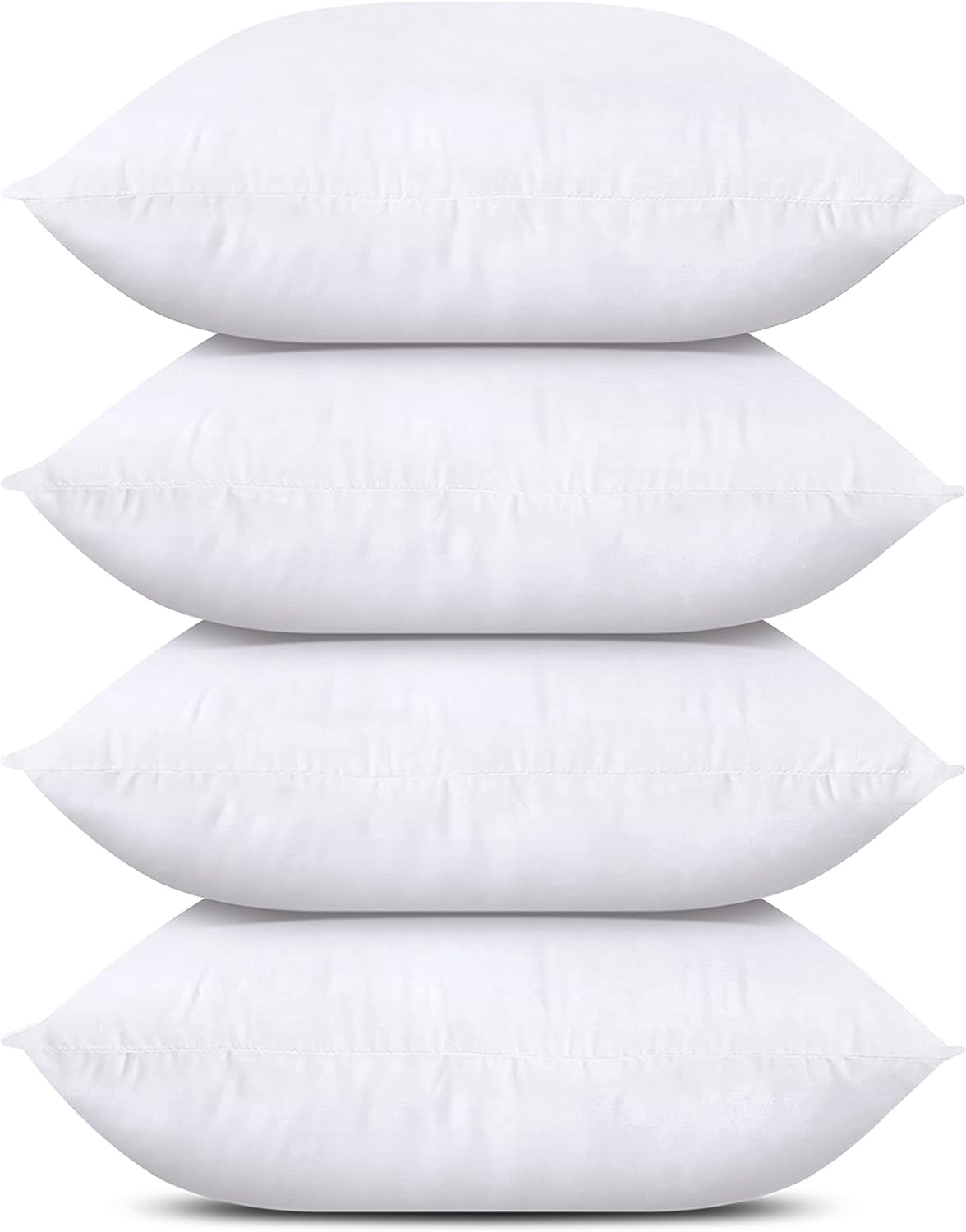 Utopia Bedding Throw Pillows (Set Of 24, White), 18 X 18 Inches Pillows For Sofa, Bed And Couch Decorative Stuffer Pillows
