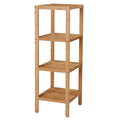 SONGMICS Estanter  a de Bao de 4 Niveles de Bamb  , Estanter  a de Pie Estrecha, para Dormitorio, Cocina, Sal  n, Entrada, Color