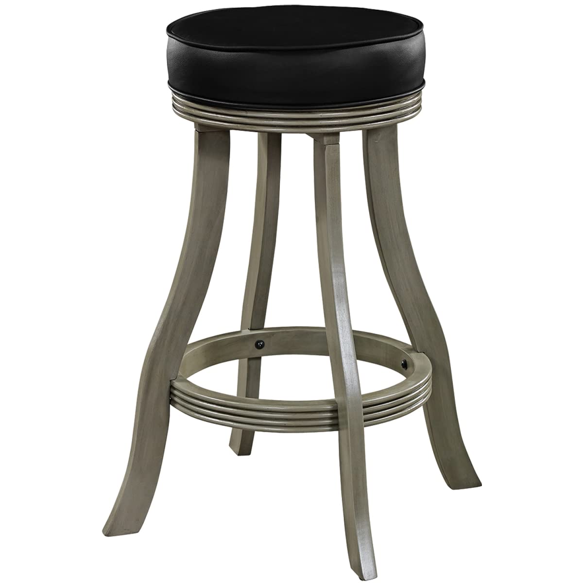 Ram Gameroom Slate Backless Round Cushioned Seat Barstool