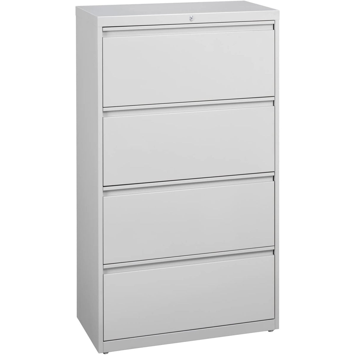 Lorell 4-Drawer Lateral File, 36 By 18-5/8 By 52-1/2-Inch, Gray