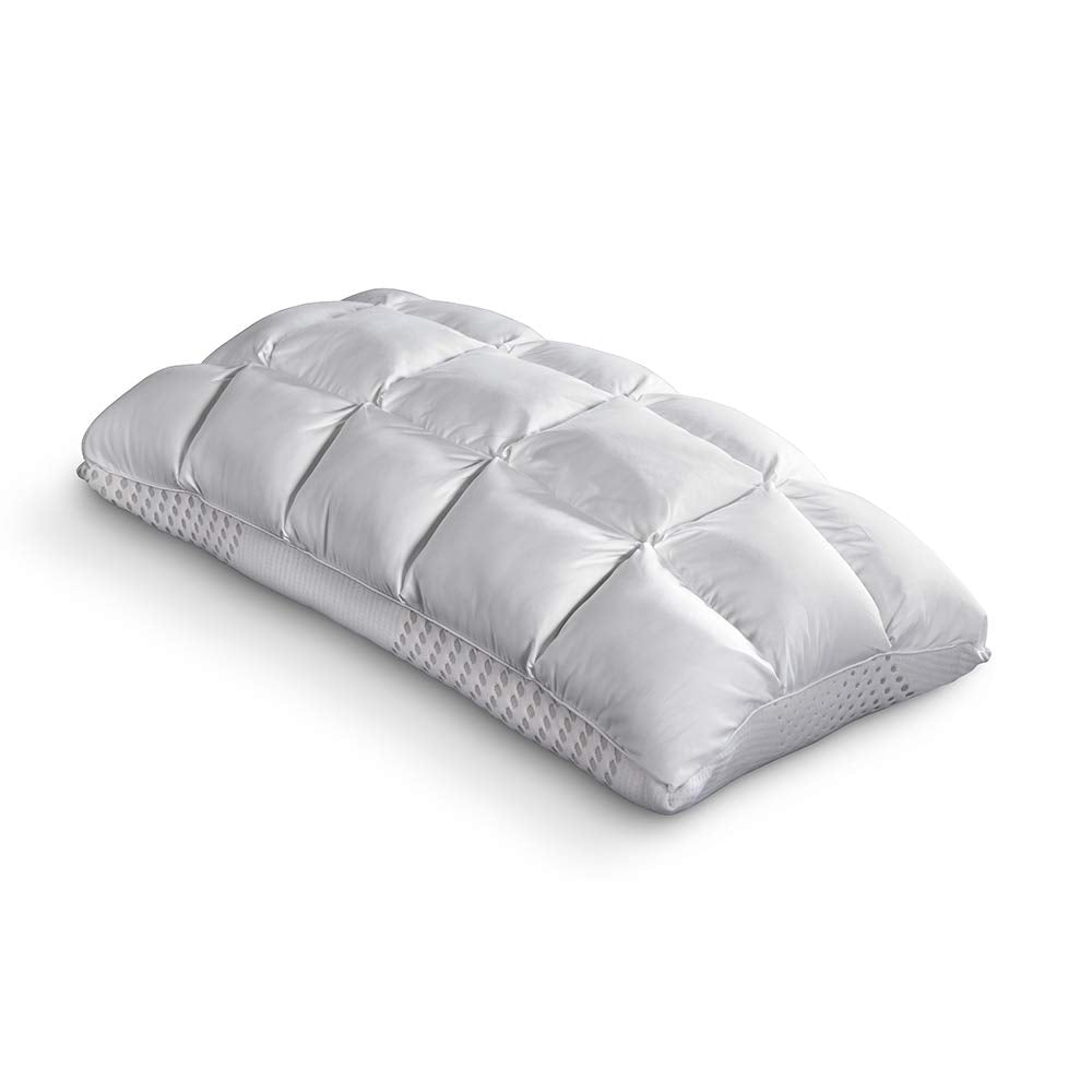 PureCare Recovery SoftCell Latex Reversible Pillow, Celliant Fibers and Reversible Latex & Down Alternative Design, King (PCCELLAT723)