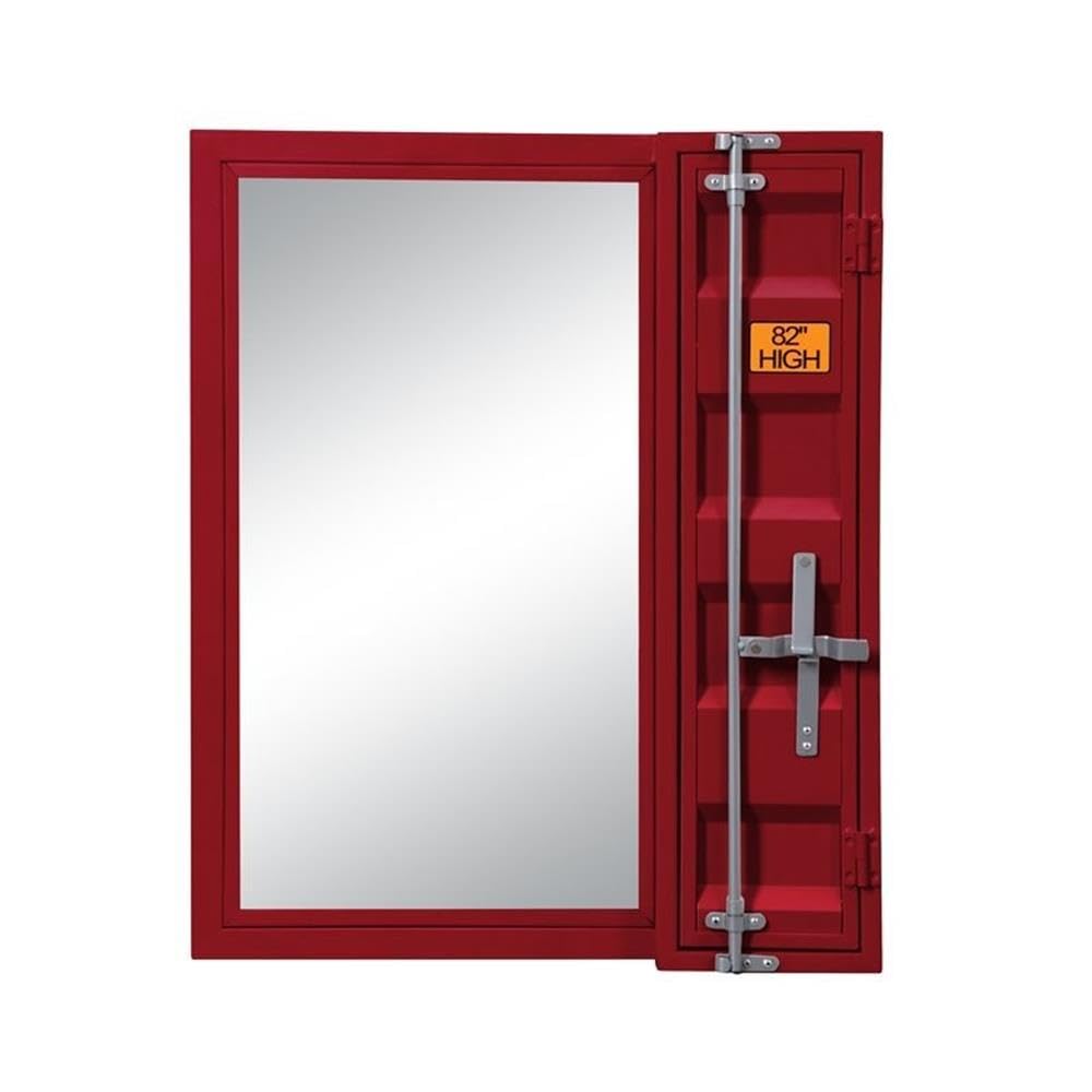 Acme Cargo Vanity Mirror In Red