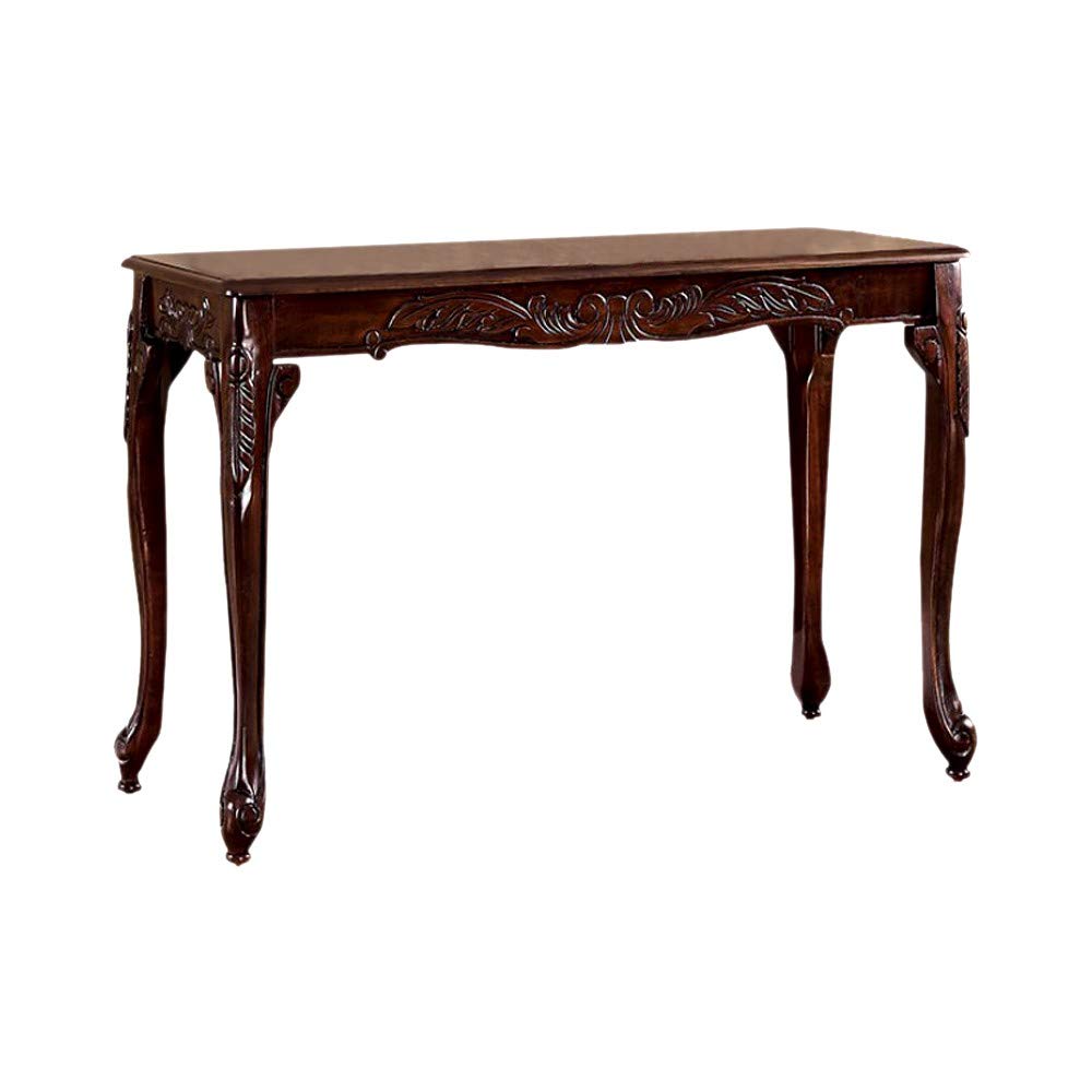 Benjara Benzara Traditional Sofa Table, Brown,