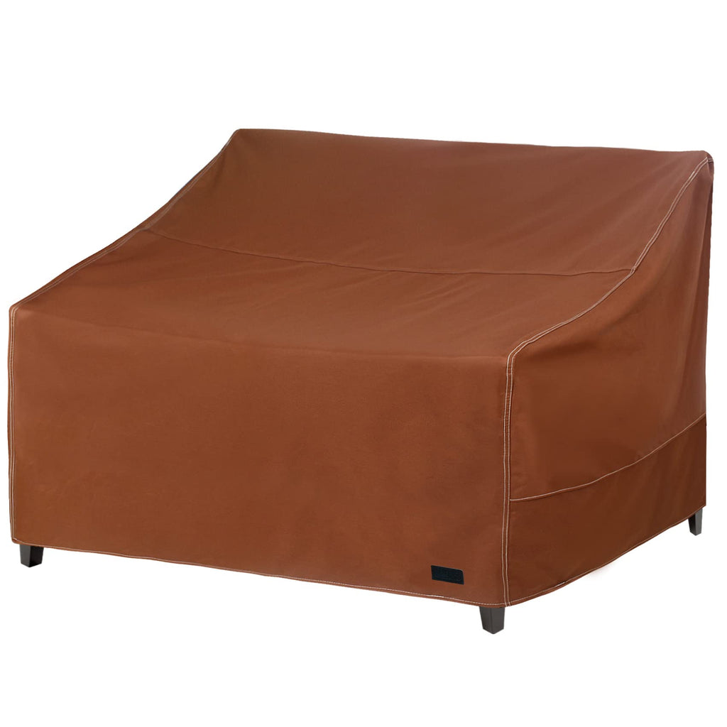 Nettypro Patio Sofa Bench Cover, Waterproof 600D Heavy Duty Outdoor Furniture 3 Seater Couch Cover, 79' Wx 38' Dx 35' H, Brown