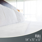Dmi Waterproof Mattress Protector And Mattress Cover, Encased Zippered Fit, Full, Packaging May Vary