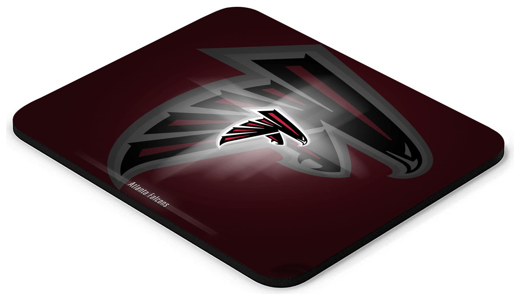 Gaming Mouse Pad, Sport Football Mousepad With Non-Slip Rubber Base For Laptop Computer Desktop Game Mat,Fans Gift Red White Des