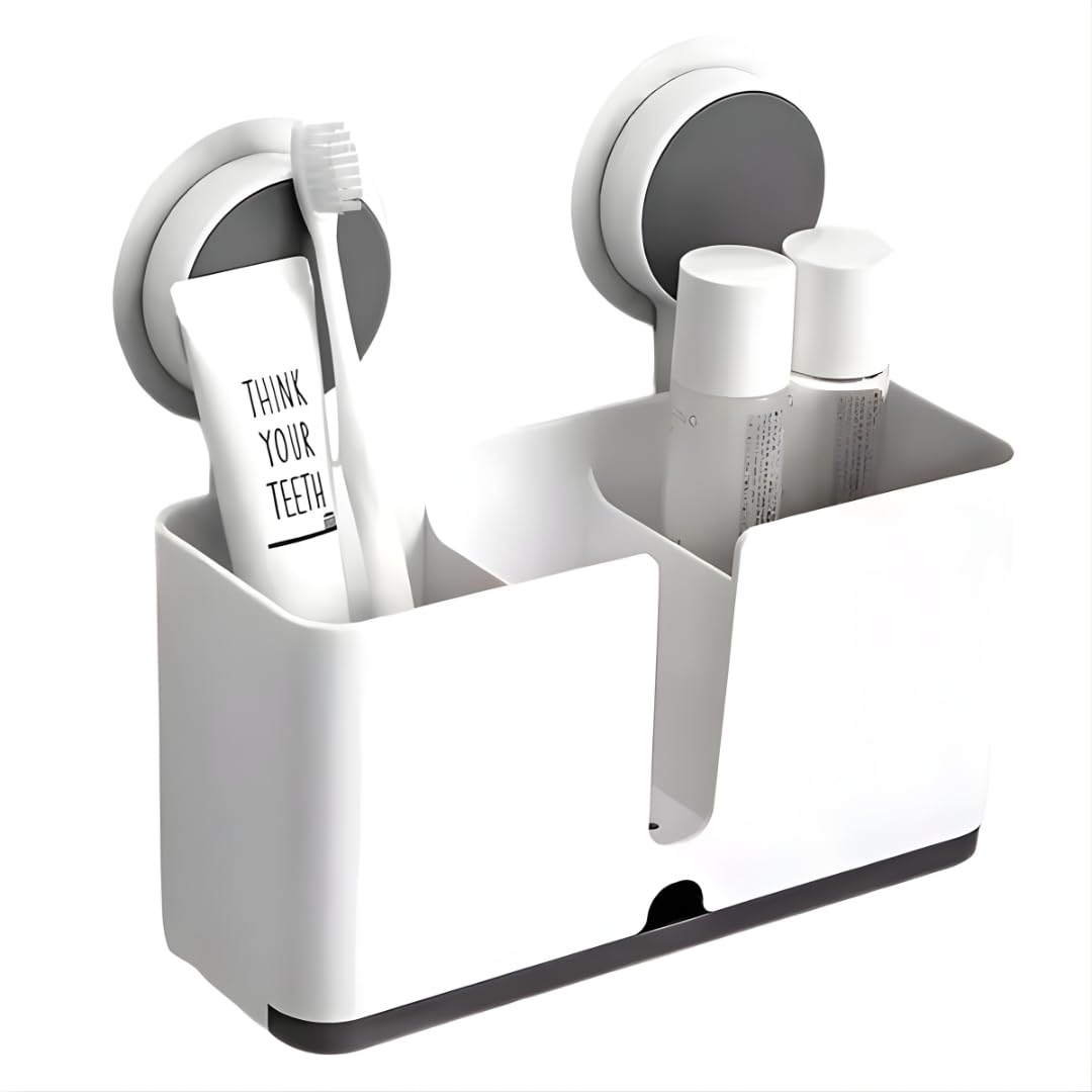 Givni Mart Plastic Tooth Brush Holder for Bathroom | Toothbrush Holder Wall Mount | Brush Holder for Bathroom, Toothbrush Holder