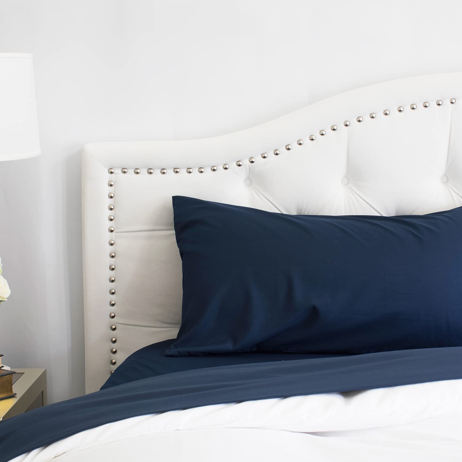 Peachskinsheets Mariner Blue Sheet Set - 1500Tc Level Of Softness - Extra Soft Cooling Sheets For Hot Sleepers And Night Sweats