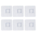 Sotfamily Square Sticky Pads Corner Shower Caddy, 6PCS
