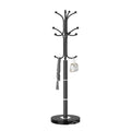Snaikor Metal Coat Rack Freestanding, Sturdy Coat Rack Stand with Natural Marble Base, Coat Racks Tree Hats Hanger Holder Stand 