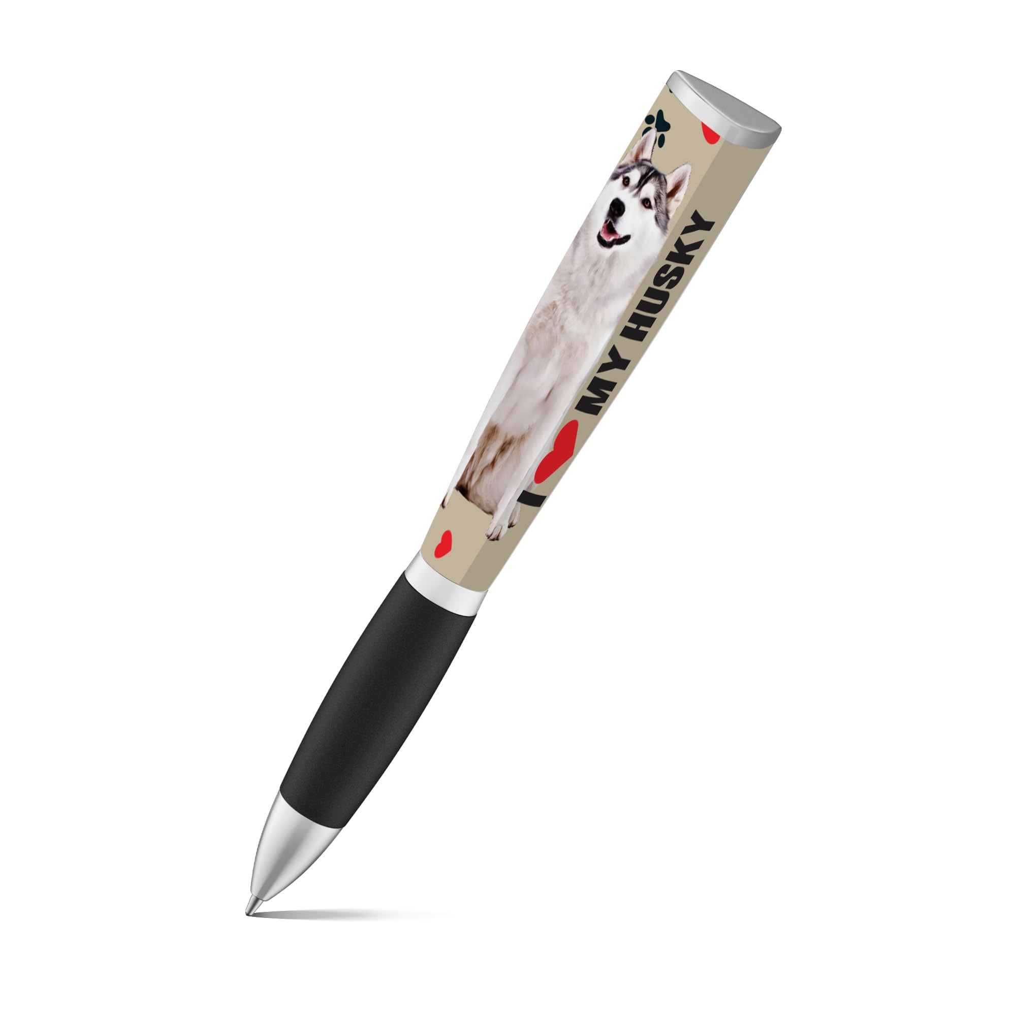 Aninkabove I Love My Dog Ballpoint Pen (1 Pen, 3-Sided) Dog Birthday Cute Pens, Fun Pens Dog Lovers Gifts For Women & Dog Dad Co