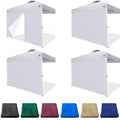 Jancanopy Light Grey Sidewall For 10X10 Canopy Frame, 3 Pack Sunwall And 1Pack Door Only, (With Zippers)
