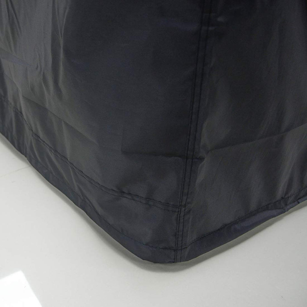 Flr 126Inches Patio Table Cover Veranda Rectanguler Black Waterproof Outdoor Dinner Protector Dust-Proof Table Desk Cover Furnit
