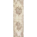 Rizzy Home Alora Decor Euphoria 2'6" X 10' Distress Beige/Gray/Rust/Blue Hybrid Area Rug