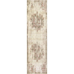 Rizzy Home Alora Decor Euphoria 2'6" X 8' Distress Beige/Gray/Rust/Blue Hybrid Area Rug