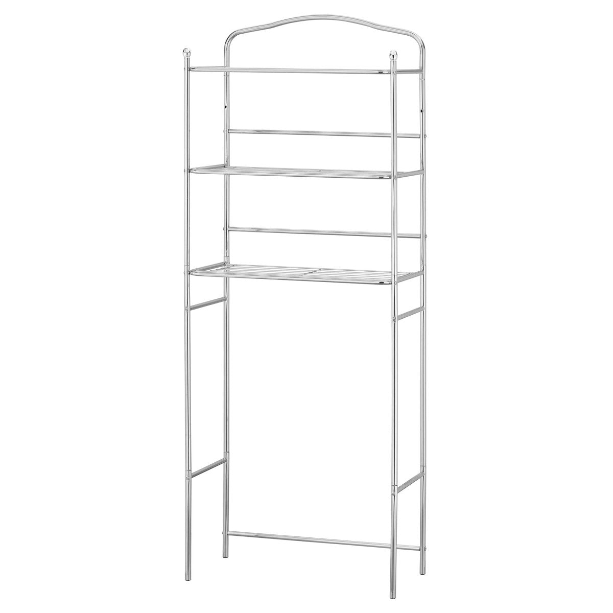 Furinno Wayar 3-Tier Space Saving Shelf, Chrome