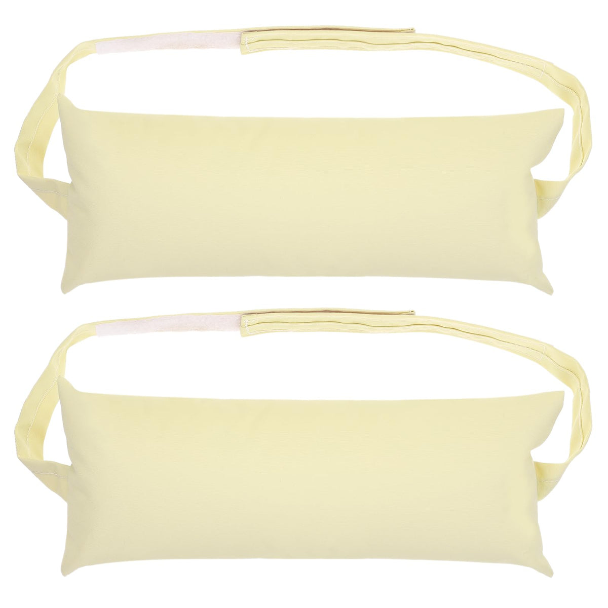 Patikil Outdoor Chaise Pillows, 2 Pack Lounger Pillow Waterproof Resistant With Adjustable Elastic Strap For Recliner Office Bea