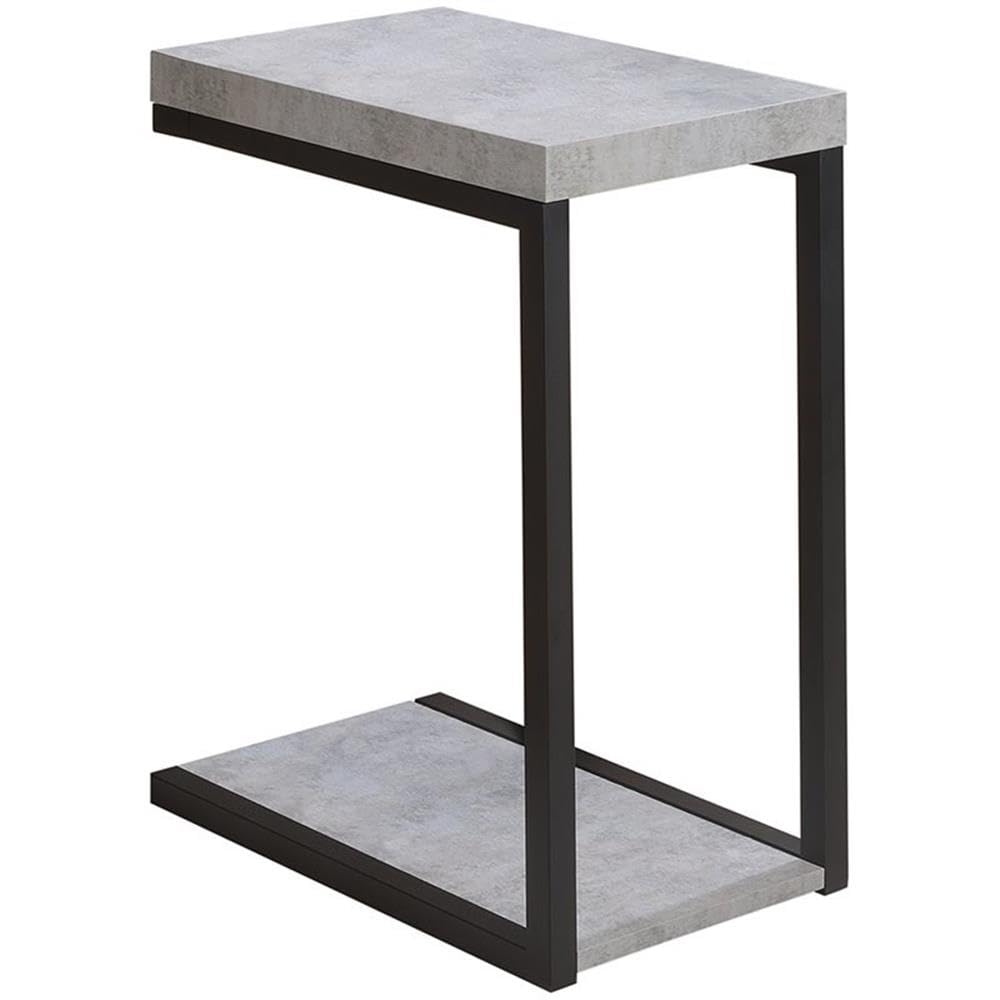 Coaster Furniture Snack Table Cement and Black 902933