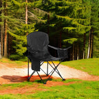 Amazon Basics Camping Chair, X-Large, Padded, Black