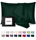 Inssl Silk Pillowcase For Women, Mulberry Silk Pillowcase For Hair An Skin And Stay Comfortable And Breathable During Sleep(Dark