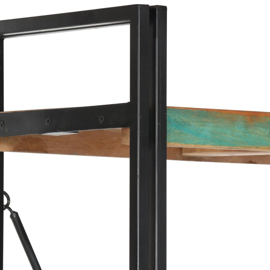 5-Tier Bookcase 23.6&quot;x11.8&quot;x70.9&quot; Solid Reclaimed Wood