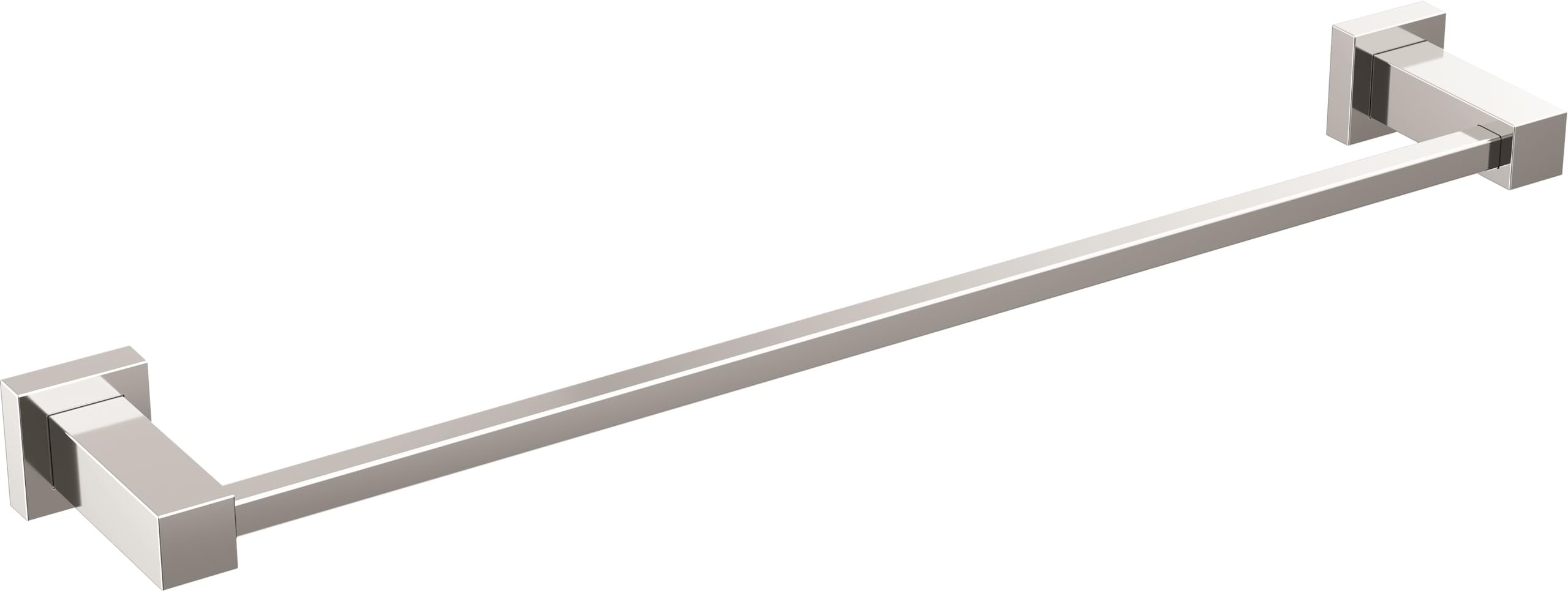 Delta Faucet Velum 18-Inch Single Towel Bar, Chrome Bathroom Towel Holder, Wall Mounted Towel Rack, Towel Hanger, Chrome IAO2081